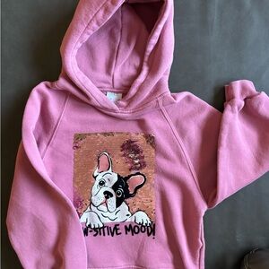 Zara Kids Hoodie with Sequin Dog Print